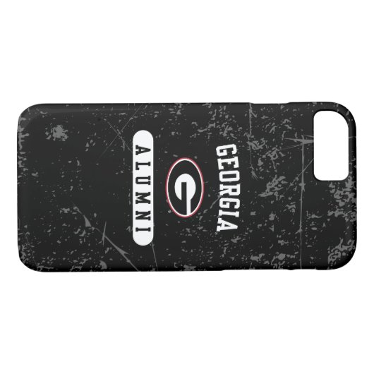 Georgia Alumni | Grunge Case-Mate iPhone Case (Achterkant (Horizontaal))