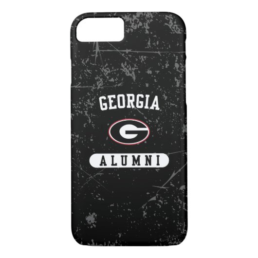 Georgia Alumni | Grunge Case-Mate iPhone Case (Achterkant)