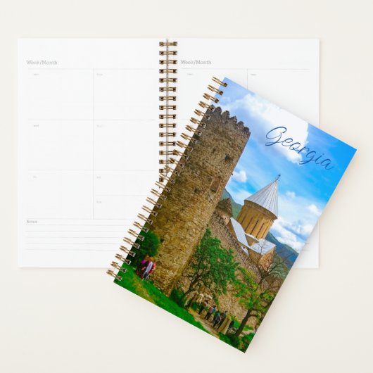 Georgia Ananuri Castle Architecture Natuur Planner (Display)