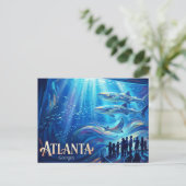 Georgia Aquarium USA Briefkaart (Staand voorkant)