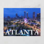 Georgia, Atlanta, het Centennial Olympisch Park Briefkaart (Voorkant)