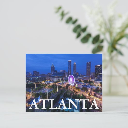 Georgia, Atlanta, het Centennial Olympisch Park Briefkaart (Staand voorkant)