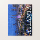 Georgia, Atlanta, het Centennial Olympisch Park Legpuzzel (Verticaal)