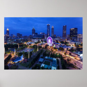 Georgia, Atlanta, het Centennial Olympisch Park Poster