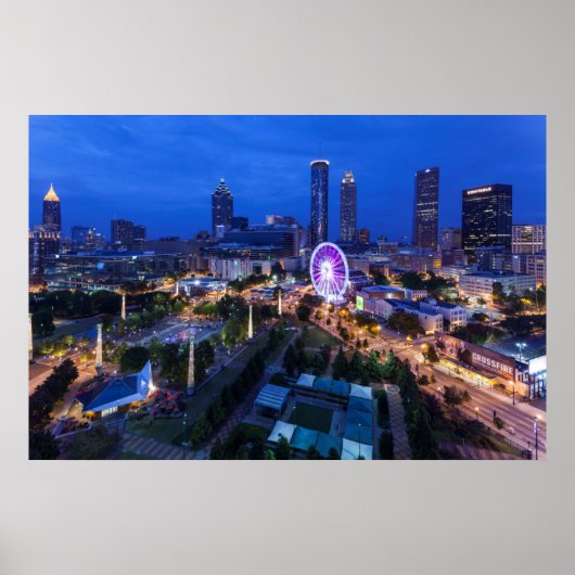 Georgia, Atlanta, het Centennial Olympisch Park Poster (Voorkant)