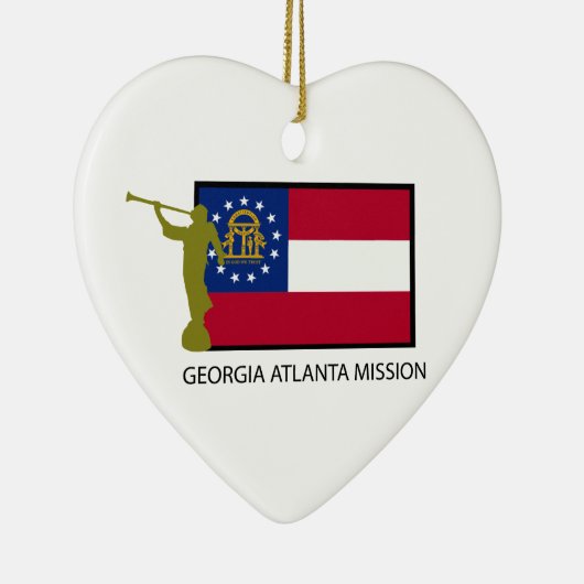 GEORGIA ATLANTA MISSIE LDS CTR KERAMISCH ORNAMENT (Rechts)