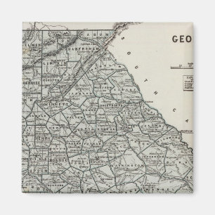 Georgia Atlas Map Magneet