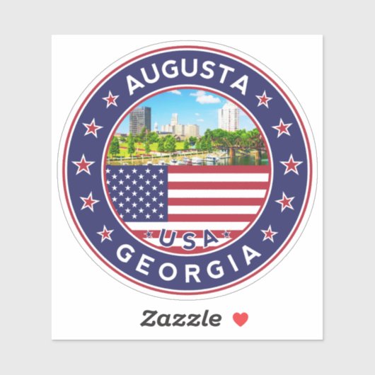 Georgia, Augusta Sticker (Vel)