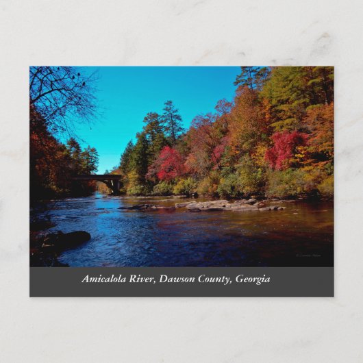 Georgia Autumn Briefkaart (Voorkant)