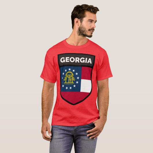 GEORGIA BADGE T-SHIRT (Voorkant volledig)