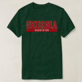 Georgia Badminton T-shirt (Design voorkant)