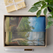 Georgia Barn staat trots op het bos Tissuepapier (Geschenk)