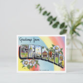 Georgia  Big Letters Briefkaart (Staand voorkant)