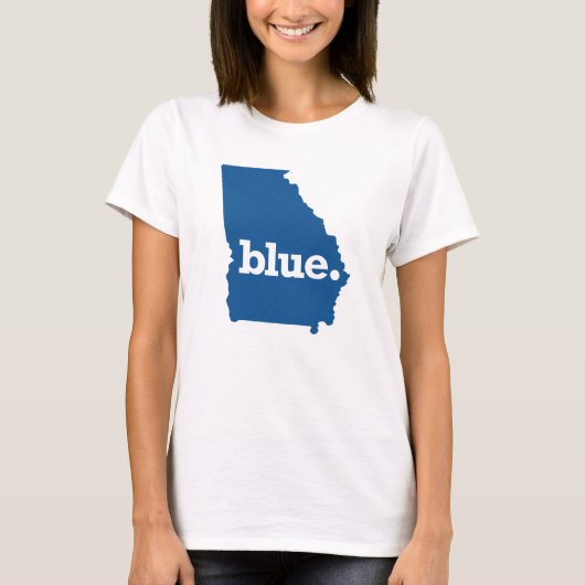 GEORGIA BLUE STAAT T-SHIRT (Voorkant)