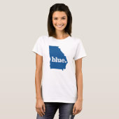 GEORGIA BLUE STAAT T-SHIRT (Voorkant volledig)