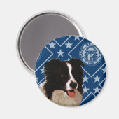 Georgia Border Collie Magneet (Voorkant / Achterkant)