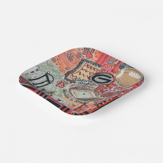 Georgia Bound Papieren Bordje (Gebogen)