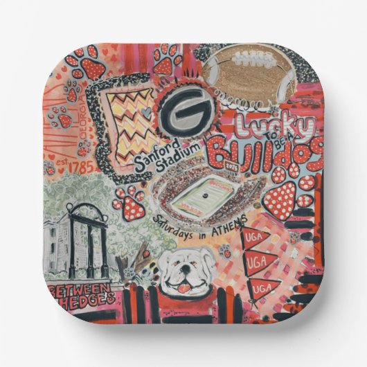 Georgia Bound Papieren Bordje (Voorkant)