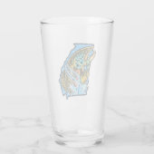 Georgia Brown Forel Craft Beer Pint Glas (Achterkant)