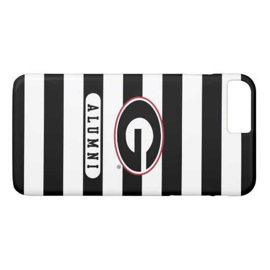 Georgia Bulldogs Alumni | Stripes Case-Mate iPhone Case (Achterkant (Horizontaal))