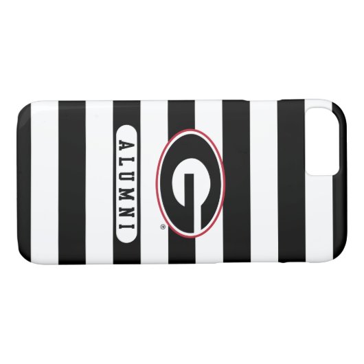 Georgia Bulldogs Alumni | Stripes Case-Mate iPhone Case (Achterkant (Horizontaal))