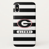 Georgia Bulldogs Alumni | Stripes Case-Mate iPhone Case (Achterkant)
