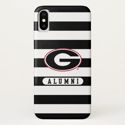 Georgia Bulldogs Alumni | Stripes Case-Mate iPhone Case (Achterkant)