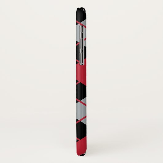 Georgia Bulldogs Logo | Argyle Pattern Case-Mate iPhone Case (Achterkant/links)