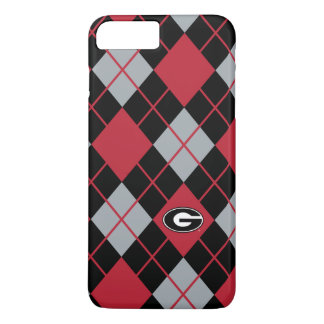 Georgia Bulldogs Logo | Argyle Pattern Case-Mate iPhone Case