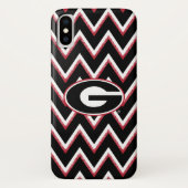 Georgia Bulldogs Logo | Chevron Pattern Case-Mate iPhone Case (Achterkant)