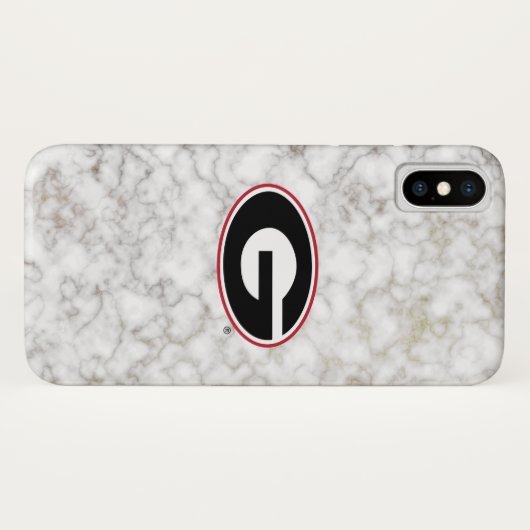 Georgia Bulldogs Logo | Marmer Case-Mate iPhone Case (Achterkant (horizontaal))