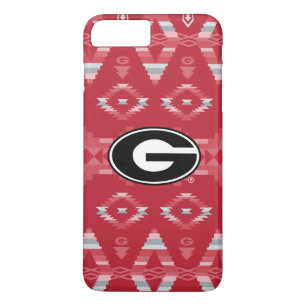 Georgia Bulldogs Logo   Tribalpatroon iPhone 8/7 Plus Hoesje