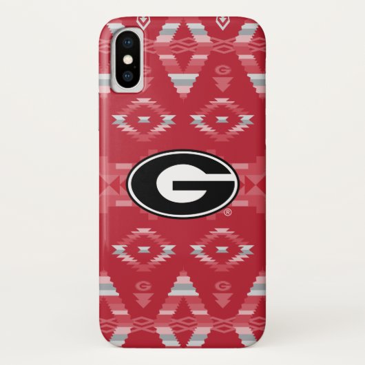 Georgia Bulldogs Logo | Tribalpatroon Case-Mate iPhone Case (Achterkant)