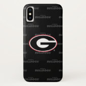Georgia Bulldogs Logo | Watermerk Pattern Case-Mate iPhone Case (Achterkant)