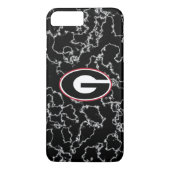 Georgia Bulldogs Logo | Zwarte marmer Case-Mate iPhone Case (Achterkant)