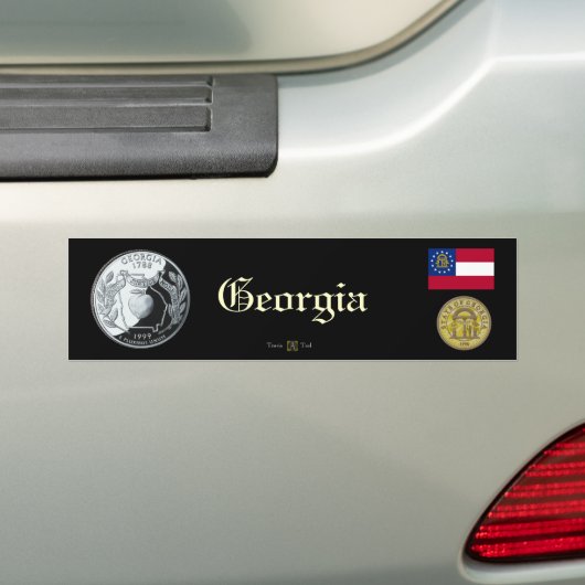 GEORGIA BUMPERSTICKER (Op auto)
