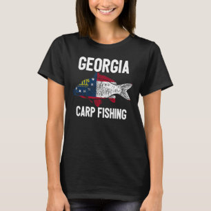 Georgia Carp Vist Angler American Carp Angling T-shirt