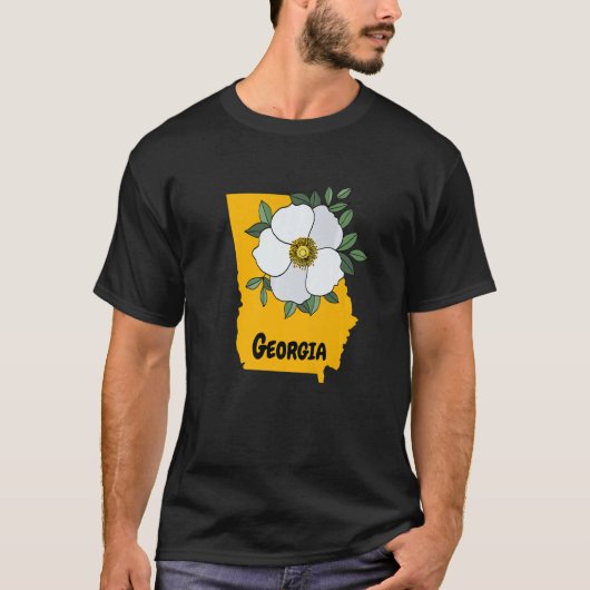 Georgia Cherokee Roos Flower T-shirt (Voorkant)