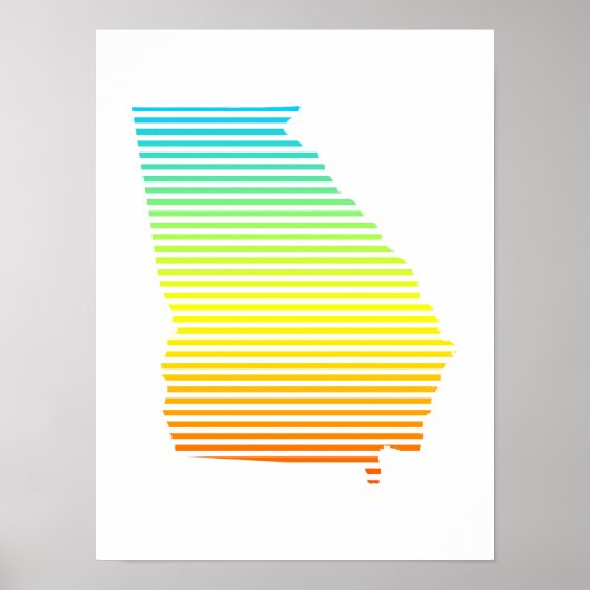 georgia chill fade poster (Voorkant)