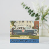 Georgia, City Cab, Savannah Briefkaart (Staand voorkant)