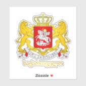 Georgia COA (Sakartvelo) Sticker (Vel)