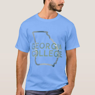 Georgia College Gouache Lettering T-shirt