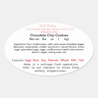 GEORGIA cottage voedingswet label boerenmarkt