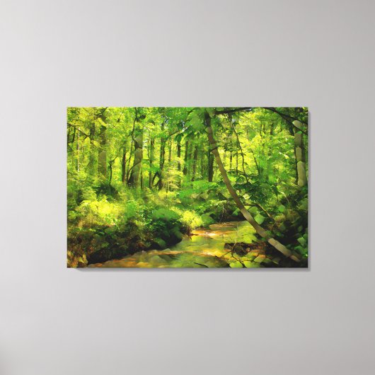 GEORGIA CREEK Canvas Kunst (Voorkant)