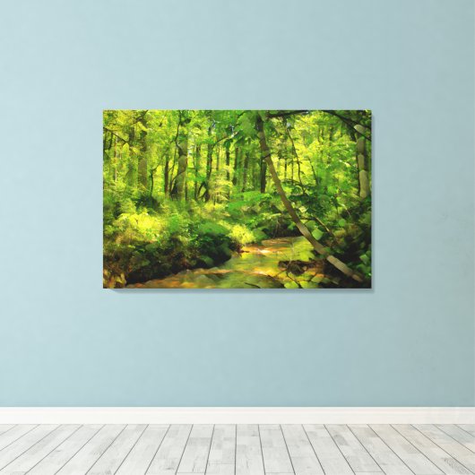 GEORGIA CREEK Canvas Kunst (Insitu (Houten vloer))