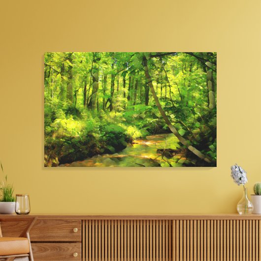 GEORGIA CREEK Canvas Kunst (Insitu (Woonkamer))