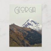 Georgia, de berg Kazbegi Briefkaart (Voorkant)
