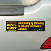Georgia Devil Dust Bumpersticker (Op auto)