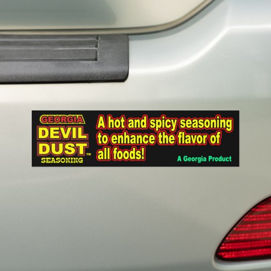 Georgia Devil Dust Bumpersticker (Op auto)