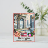 Georgia Essence Surreal Artistiek Briefkaart (Staand voorkant)